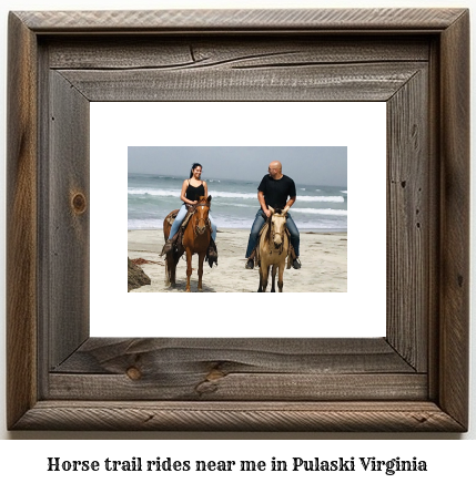 horse trail rides near me in Pulaski, Virginia